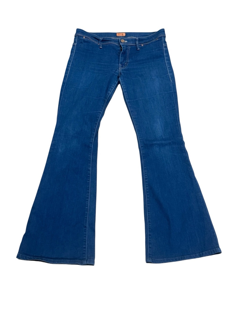 MOTHER Women's Deep Blue Flare Jeans